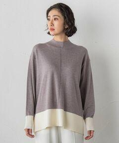 la.f...(大きいサイズ) / ラ・エフ(おおきいサイズ) ニット・セーター | 【大きいサイズ】ファインウールハイネックニット