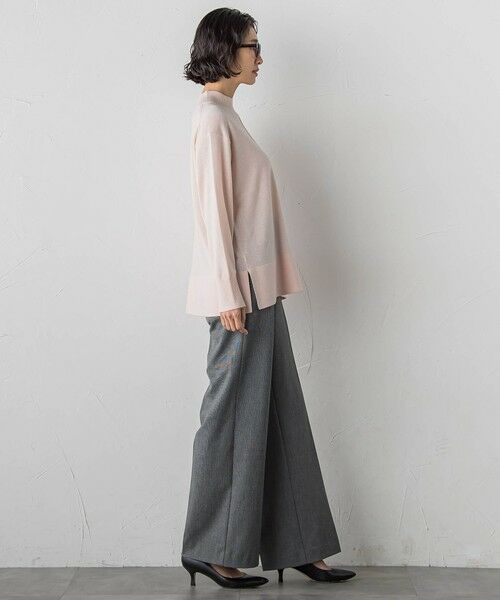 la.f...(大きいサイズ) / ラ・エフ(おおきいサイズ) ニット・セーター | 【大きいサイズ】ファインウールハイネックニット | 詳細5