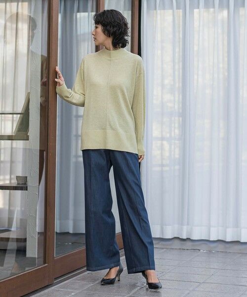 la.f...(大きいサイズ) / ラ・エフ(おおきいサイズ) ニット・セーター | 【大きいサイズ/新色追加】ファインウールハイネックニット | 詳細25