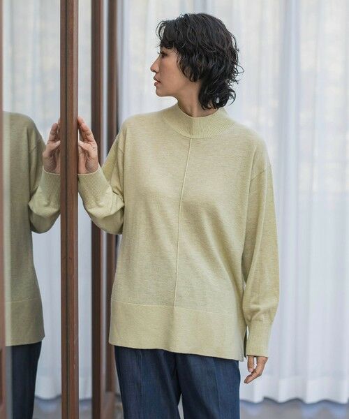 la.f...(大きいサイズ) / ラ・エフ(おおきいサイズ) ニット・セーター | 【大きいサイズ/新色追加】ファインウールハイネックニット | 詳細20