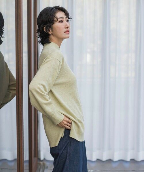 la.f...(大きいサイズ) / ラ・エフ(おおきいサイズ) ニット・セーター | 【大きいサイズ/新色追加】ファインウールハイネックニット | 詳細21