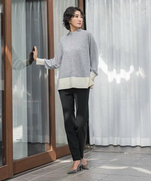 la.f...(大きいサイズ) / ラ・エフ(おおきいサイズ) ニット・セーター | 【大きいサイズ/新色追加】ファインウールハイネックニット | 詳細30