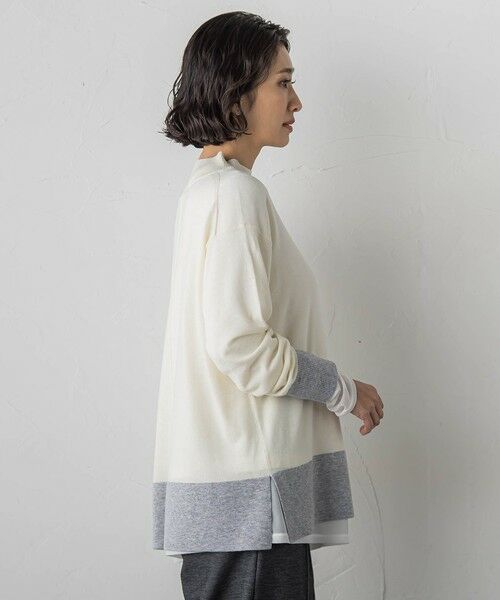 la.f...(大きいサイズ) / ラ・エフ(おおきいサイズ) ニット・セーター | 【大きいサイズ】ファインウールハイネックニット | 詳細14