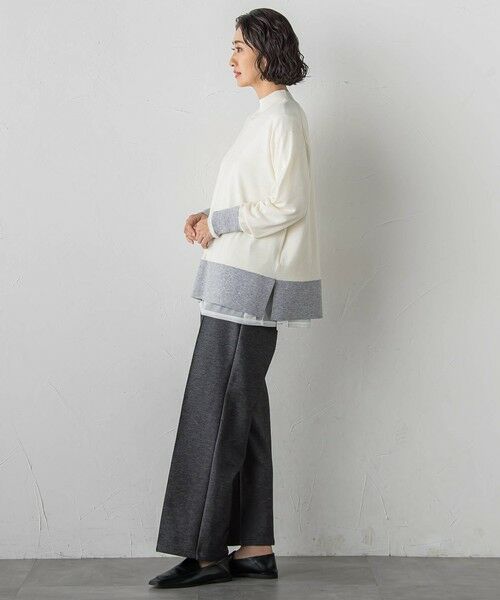 la.f...(大きいサイズ) / ラ・エフ(おおきいサイズ) ニット・セーター | 【大きいサイズ】ファインウールハイネックニット | 詳細20