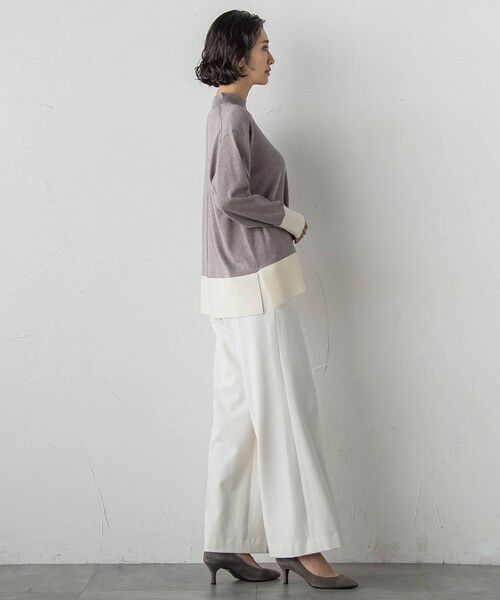 la.f...(大きいサイズ) / ラ・エフ(おおきいサイズ) ニット・セーター | 【大きいサイズ】ファインウールハイネックニット | 詳細26