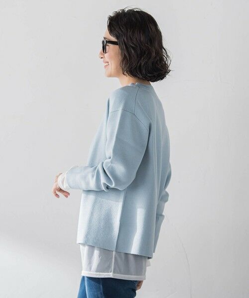 la.f...(大きいサイズ) / ラ・エフ(おおきいサイズ) ニット・セーター | 【大きいサイズ】”即着”トーンアップニット | 詳細9