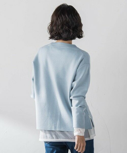 la.f...(大きいサイズ) / ラ・エフ(おおきいサイズ) ニット・セーター | 【大きいサイズ】”即着”トーンアップニット | 詳細10