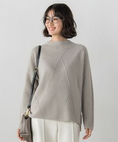 la.f...(大きいサイズ) / ラ・エフ(おおきいサイズ) ニット・セーター | 【大きいサイズ】ヘリンボーンニット