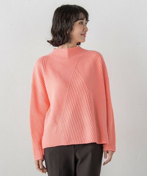 la.f...(大きいサイズ) / ラ・エフ(おおきいサイズ) ニット・セーター | 【大きいサイズ】ヘリンボーンニット | 詳細1