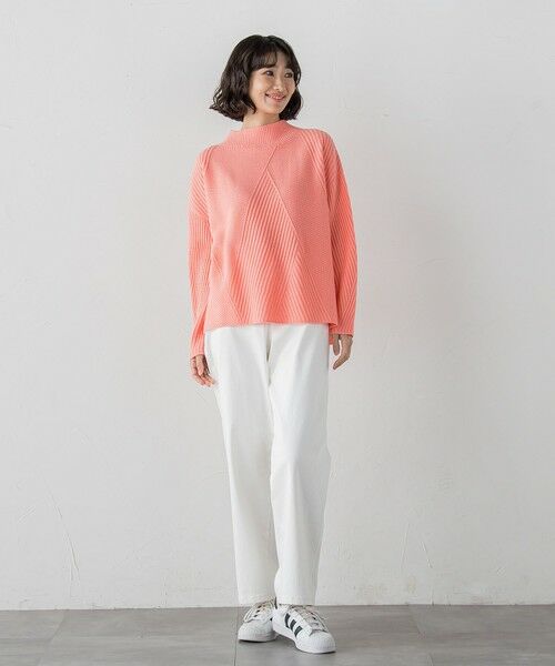 la.f...(大きいサイズ) / ラ・エフ(おおきいサイズ) ニット・セーター | 【大きいサイズ】ヘリンボーンニット | 詳細6