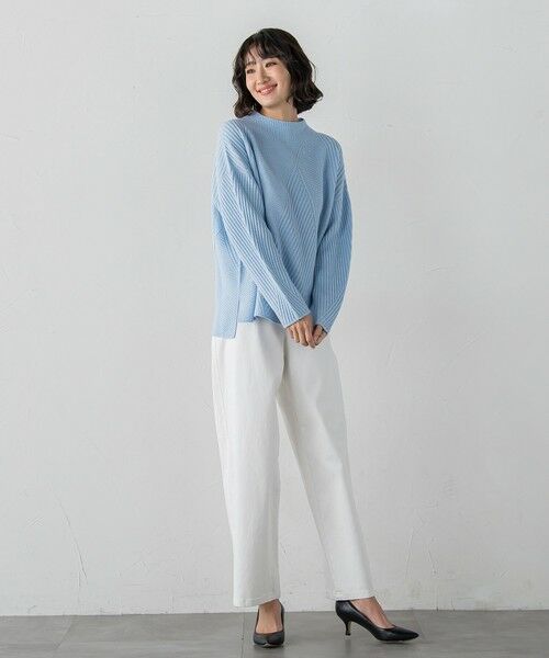 la.f...(大きいサイズ) / ラ・エフ(おおきいサイズ) ニット・セーター | 【大きいサイズ】ヘリンボーンニット | 詳細11