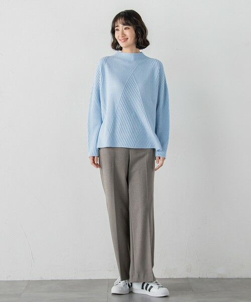 la.f...(大きいサイズ) / ラ・エフ(おおきいサイズ) ニット・セーター | 【大きいサイズ】ヘリンボーンニット | 詳細15