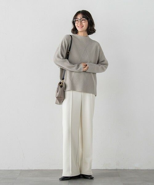 la.f...(大きいサイズ) / ラ・エフ(おおきいサイズ) ニット・セーター | 【大きいサイズ】ヘリンボーンニット | 詳細17