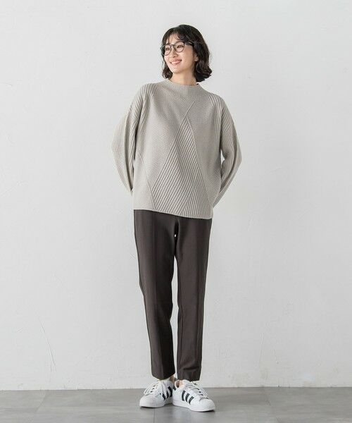 la.f...(大きいサイズ) / ラ・エフ(おおきいサイズ) ニット・セーター | 【大きいサイズ】ヘリンボーンニット | 詳細21