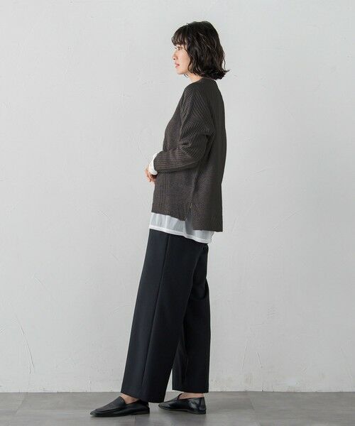 la.f...(大きいサイズ) / ラ・エフ(おおきいサイズ) ニット・セーター | 【大きいサイズ】ヘリンボーンニット | 詳細25