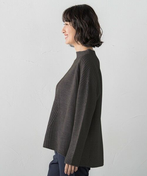 la.f...(大きいサイズ) / ラ・エフ(おおきいサイズ) ニット・セーター | 【大きいサイズ】ヘリンボーンニット | 詳細27