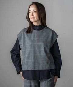 la.f...(大きいサイズ) / ラ・エフ(おおきいサイズ) シャツ・ブラウス | 【大きいサイズ】ピクシエスタジレ