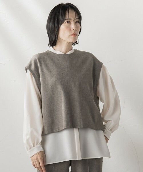 la.f...(大きいサイズ) / ラ・エフ(おおきいサイズ) シャツ・ブラウス | 【大きいサイズ】ピクシエスタジレ | 詳細24