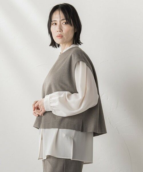 la.f...(大きいサイズ) / ラ・エフ(おおきいサイズ) シャツ・ブラウス | 【大きいサイズ】ピクシエスタジレ | 詳細25