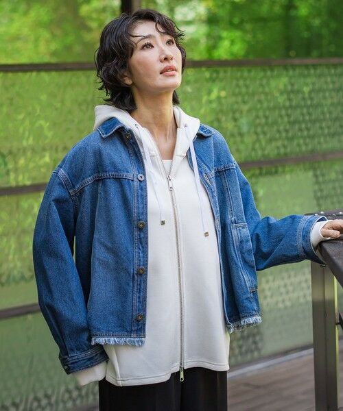 la.f...(大きいサイズ) / ラ・エフ(おおきいサイズ) テーラードジャケット | 【大きいサイズ】デニムジャケット | 詳細30