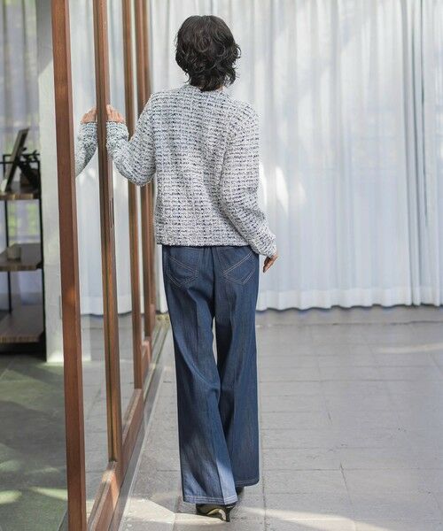 la.f...(大きいサイズ) / ラ・エフ(おおきいサイズ) デニムパンツ | 【大きいサイズ】セルロースデニムワイドパンツ | 詳細18