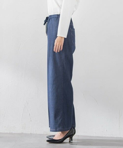 la.f...(大きいサイズ) / ラ・エフ(おおきいサイズ) デニムパンツ | 【大きいサイズ】セルロースデニムワイドパンツ | 詳細23