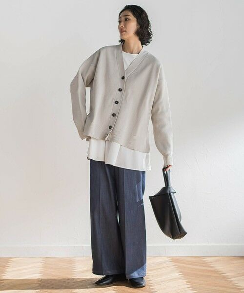 la.f...(大きいサイズ) / ラ・エフ(おおきいサイズ) デニムパンツ | 【大きいサイズ】セルロースデニムワイドパンツ | 詳細25