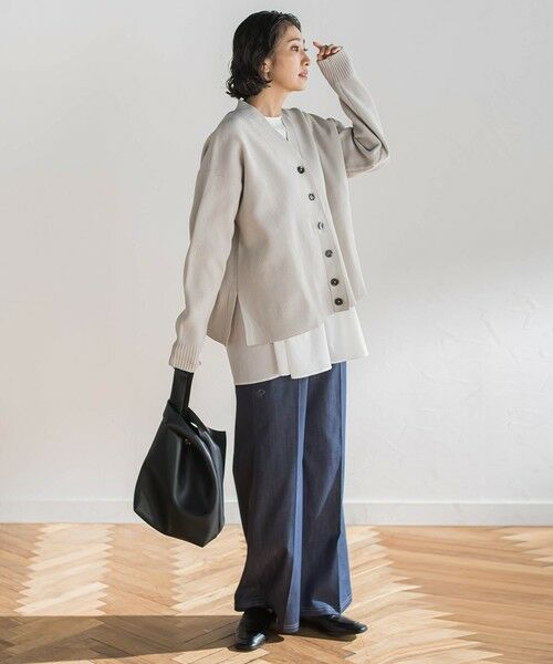 la.f...(大きいサイズ) / ラ・エフ(おおきいサイズ) デニムパンツ | 【大きいサイズ】セルロースデニムワイドパンツ | 詳細26