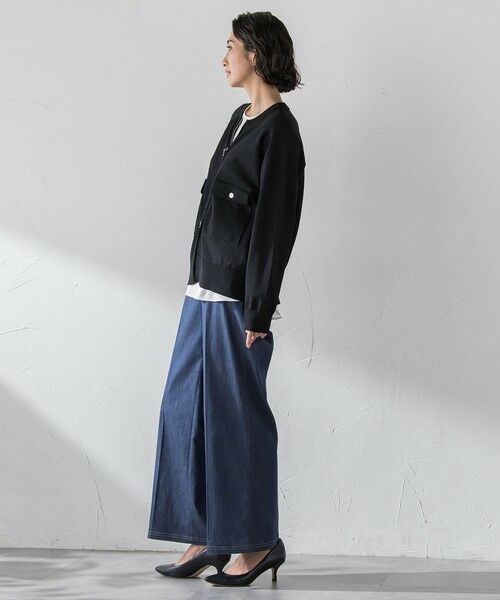 la.f...(大きいサイズ) / ラ・エフ(おおきいサイズ) デニムパンツ | 【大きいサイズ】セルロースデニムワイドパンツ | 詳細30