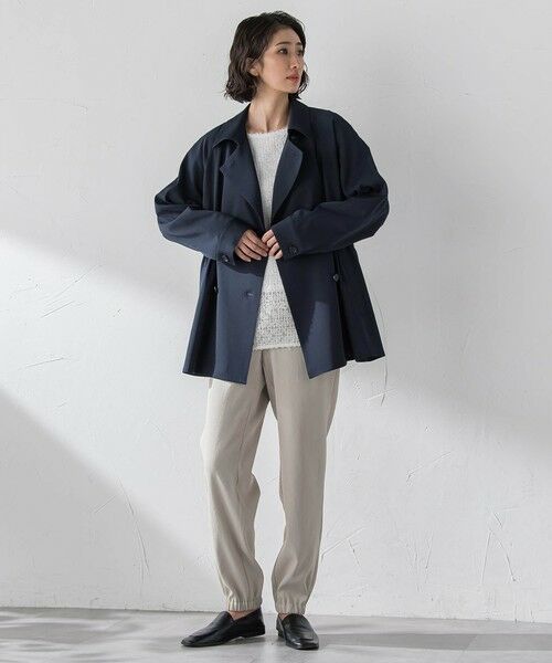 la.f...(大きいサイズ) / ラ・エフ(おおきいサイズ) テーラードジャケット | 【大きいサイズ】シャンブレーショートトレンチ | 詳細11