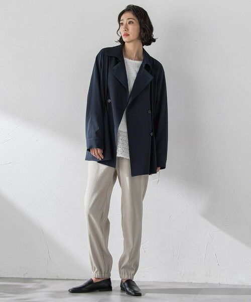 la.f...(大きいサイズ) / ラ・エフ(おおきいサイズ) テーラードジャケット | 【大きいサイズ】シャンブレーショートトレンチ | 詳細12