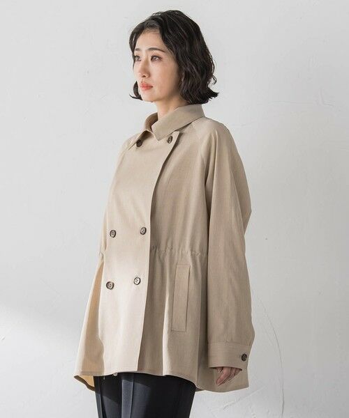 la.f...(大きいサイズ) / ラ・エフ(おおきいサイズ) テーラードジャケット | 【大きいサイズ】シャンブレーショートトレンチ | 詳細22