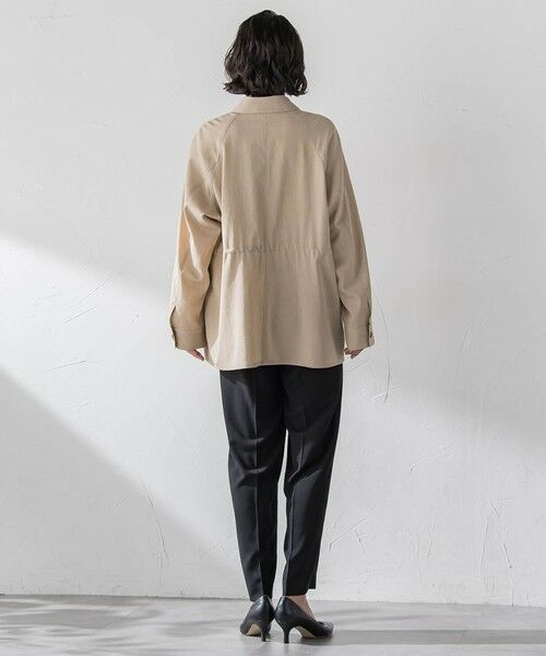 la.f...(大きいサイズ) / ラ・エフ(おおきいサイズ) テーラードジャケット | 【大きいサイズ】シャンブレーショートトレンチ | 詳細27