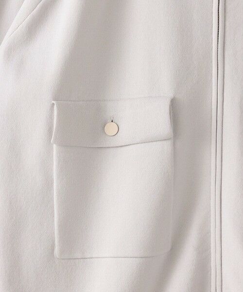 la.f...(大きいサイズ) / ラ・エフ(おおきいサイズ) ニット・セーター | 【大きいサイズ】ダブルジップブルゾンニット | 詳細25