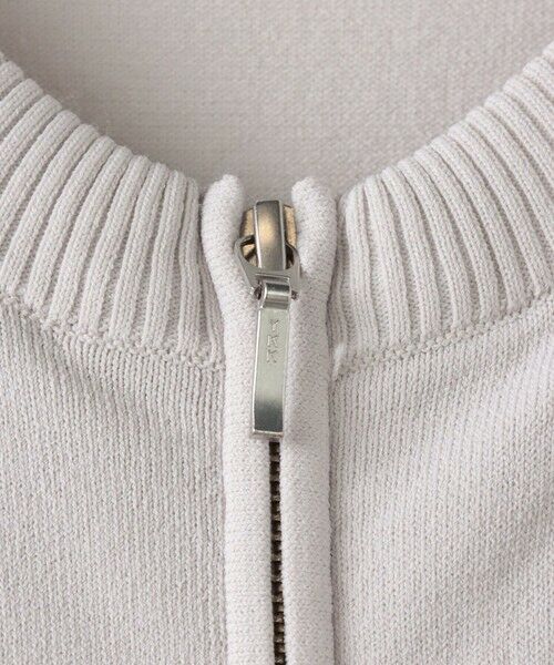 la.f...(大きいサイズ) / ラ・エフ(おおきいサイズ) ニット・セーター | 【大きいサイズ】ダブルジップブルゾンニット | 詳細27