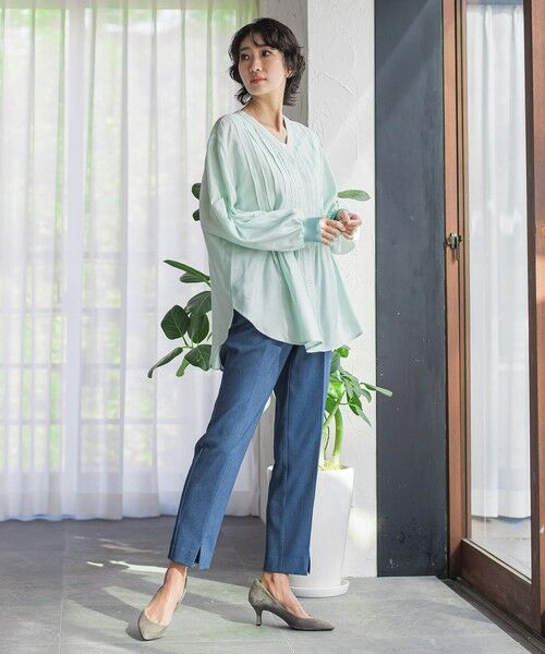 la.f...(大きいサイズ) / ラ・エフ(おおきいサイズ) その他パンツ | 【WEB限定/大きいサイズ】マルーデデニムテーパードパンツ | 詳細21