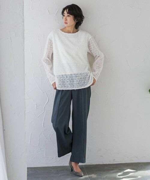 la.f...(大きいサイズ) / ラ・エフ(おおきいサイズ) その他パンツ | 【WEB限定/大きいサイズ】マルーデデニムワイドパンツ | 詳細7