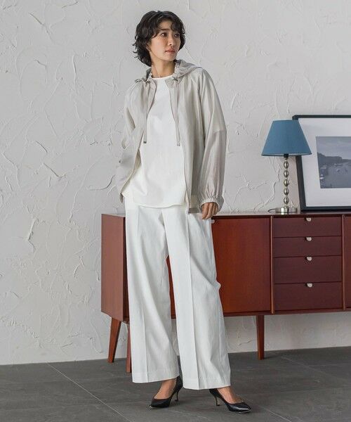 la.f...(大きいサイズ) / ラ・エフ(おおきいサイズ) その他パンツ | 【極・名品パンツ/大きいサイズ】シェルタリングワイドパンツ | 詳細21