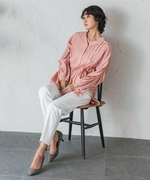 la.f...(大きいサイズ) / ラ・エフ(おおきいサイズ) その他パンツ | 【大きいサイズ】シェルタリングテーパードパンツ | 詳細12