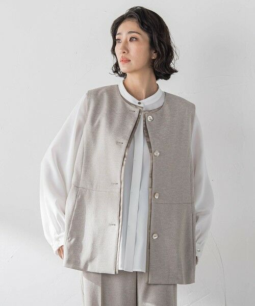 la.f...(大きいサイズ) / ラ・エフ(おおきいサイズ) シャツ・ブラウス | 【大きいサイズ】ジオメトリック柄ブラウス | 詳細6