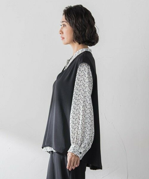 la.f...(大きいサイズ) / ラ・エフ(おおきいサイズ) シャツ・ブラウス | 【大きいサイズ】ジオメトリック柄ブラウス | 詳細21