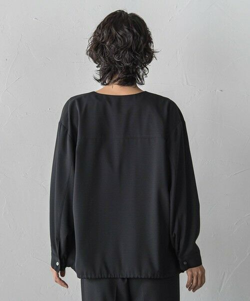 la.f...(大きいサイズ) / ラ・エフ(おおきいサイズ) テーラードジャケット | 【大きいサイズ/選べるSETUP】SUZUSALAジップブルゾン | 詳細3