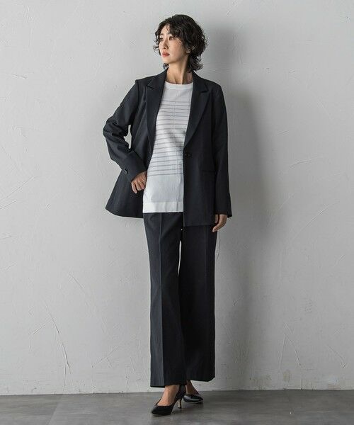 la.f...(大きいサイズ) / ラ・エフ(おおきいサイズ) テーラードジャケット | 【大きいサイズ】シェルタリングドライオックスジャケット | 詳細2