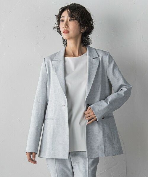 la.f...(大きいサイズ) / ラ・エフ(おおきいサイズ) テーラードジャケット | 【大きいサイズ】シェルタリングドライオックスジャケット | 詳細15