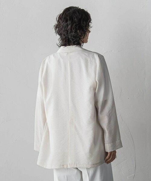 la.f...(大きいサイズ) / ラ・エフ(おおきいサイズ) テーラードジャケット | 【大きいサイズ】シアータンブラージャケット | 詳細11