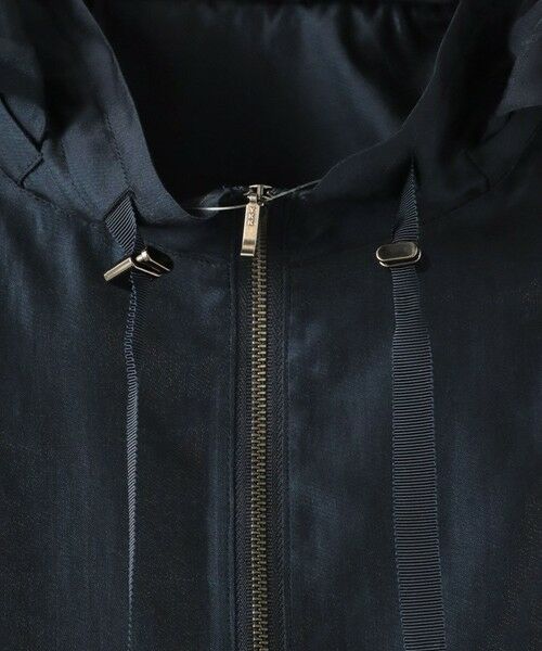 la.f...(大きいサイズ) / ラ・エフ(おおきいサイズ) テーラードジャケット | 【大きいサイズ】シアーブライトフードブルゾン | 詳細10