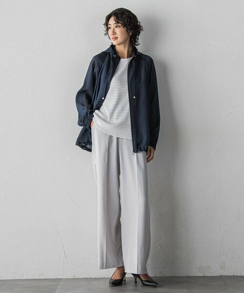 la.f...(大きいサイズ) / ラ・エフ(おおきいサイズ) テーラードジャケット | 【大きいサイズ】シアーブライトフードブルゾン | 詳細6