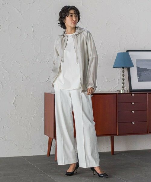 la.f...(大きいサイズ) / ラ・エフ(おおきいサイズ) テーラードジャケット | 【大きいサイズ】シアーブライトフードブルゾン | 詳細27