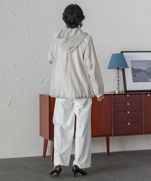 la.f...(大きいサイズ) / ラ・エフ(おおきいサイズ) テーラードジャケット | 【大きいサイズ】シアーブライトフードブルゾン | 詳細29