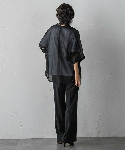 la.f...(大きいサイズ) / ラ・エフ(おおきいサイズ) テーラードジャケット | 【大きいサイズ】シャンブレーメッシュジャケット | 詳細10